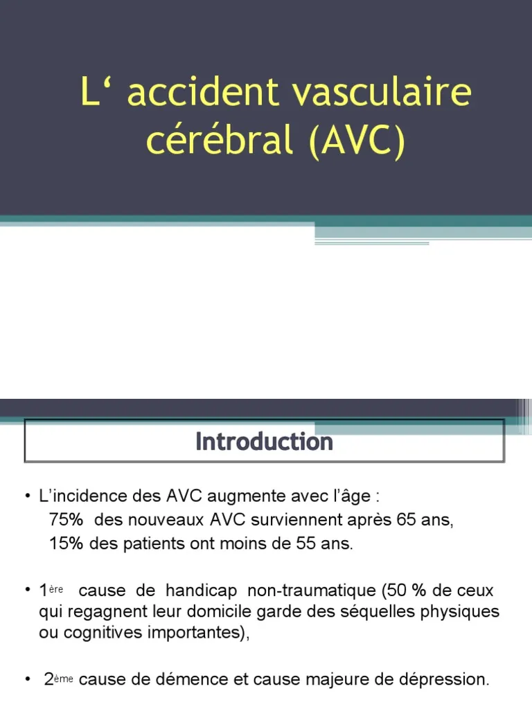 accident vasculaire c&eacute;r&eacute;bral &mdash; FR news
