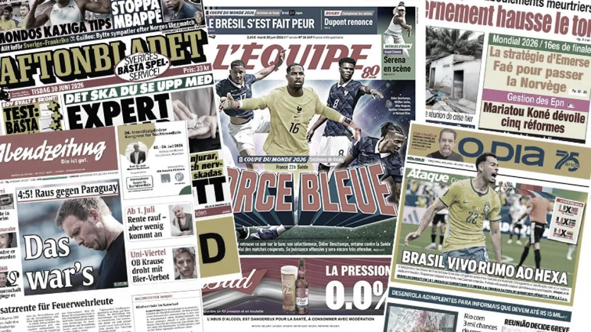 Quand une cha&icirc;ne TV su&eacute;doise propose une &eacute;quipe combin&eacute;e du seizi&egrave;me de Coupe du monde entre la France et la Su&egrave;de, compos&eacute;e seulement de joueurs fran&ccedil;ais