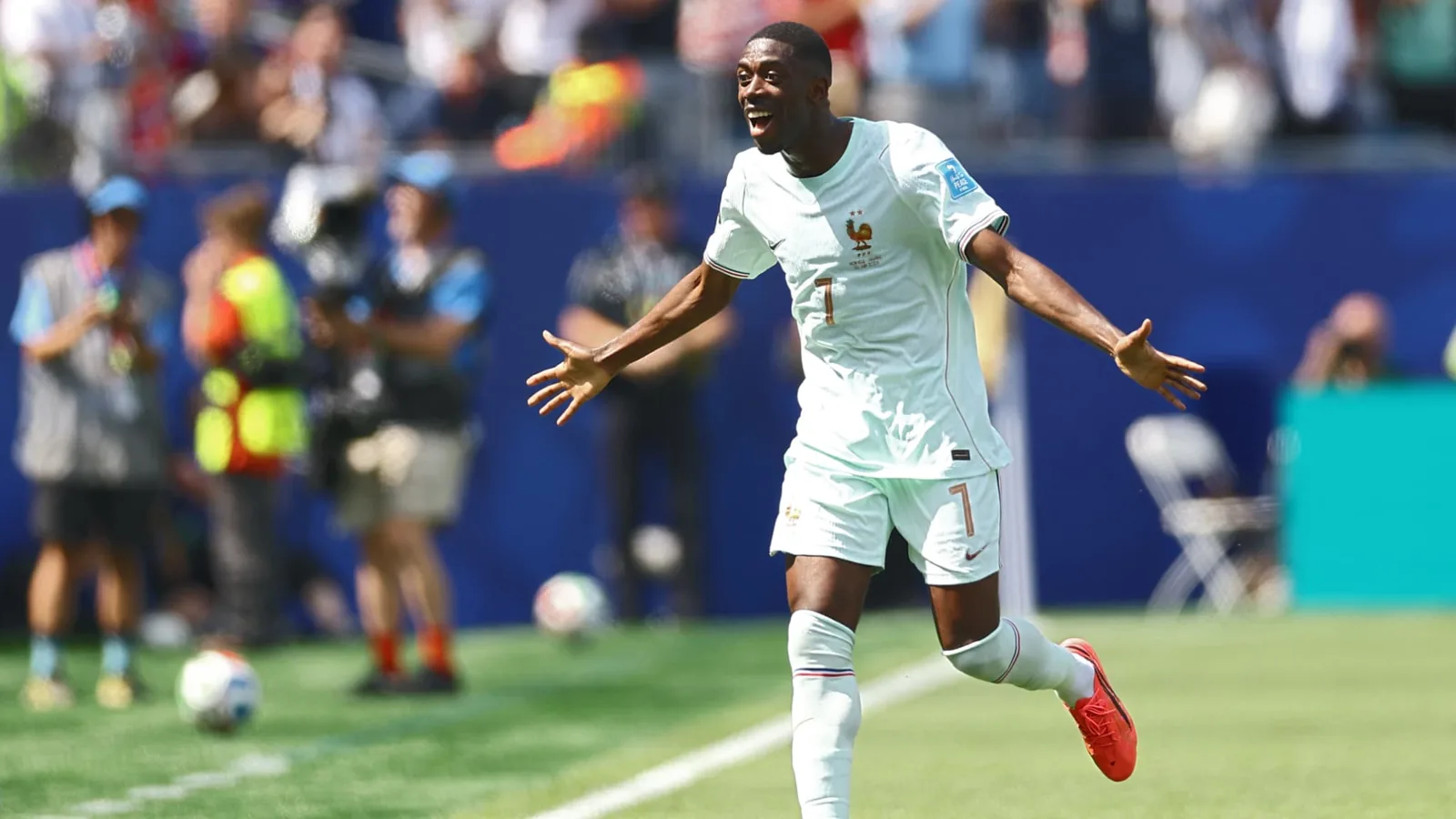 Coupe du monde : l'ouverture du score d'Ousmane Demb&eacute;l&eacute; face &agrave; la Norv&egrave;ge en vid&eacute;o