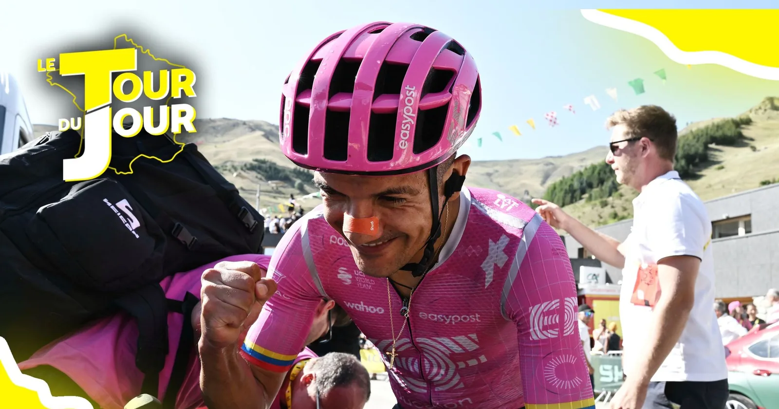 Tour de France : avant de remporter la 18e &eacute;tape, Richard Carapaz a failli tout perdre &agrave; cause d'un spectateur