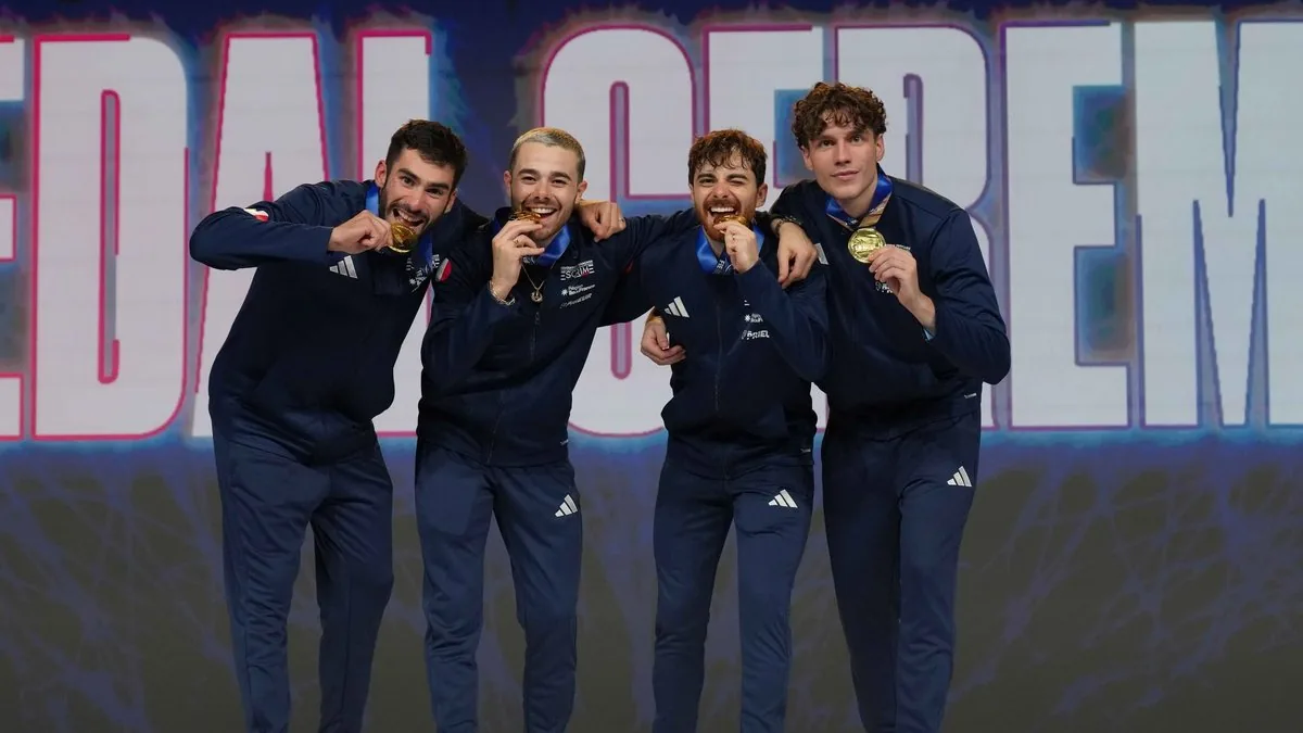 Les sabreurs fran&ccedil;ais champions du monde par &eacute;quipes &agrave; Hongkong - L'&Eacute;quipe