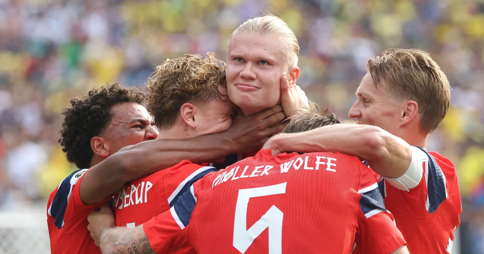 Coupe du monde 2026 - Avant Norv&egrave;ge - Angleterre : Erling Haaland, la t&ecirc;te qui d&eacute;passe, le sourire qui fait peur - Eurosport