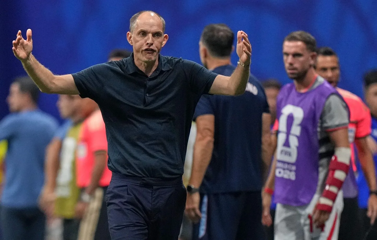 &laquo; Les Malouines sont argentines &raquo; : une banderole d&eacute;ploy&eacute;e par les joueurs argentins apr&egrave;s leur victoire face &agrave; l&rsquo;Angleterre