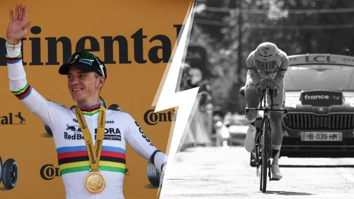 Le show Evenepoel, Pogacar sans éclat.