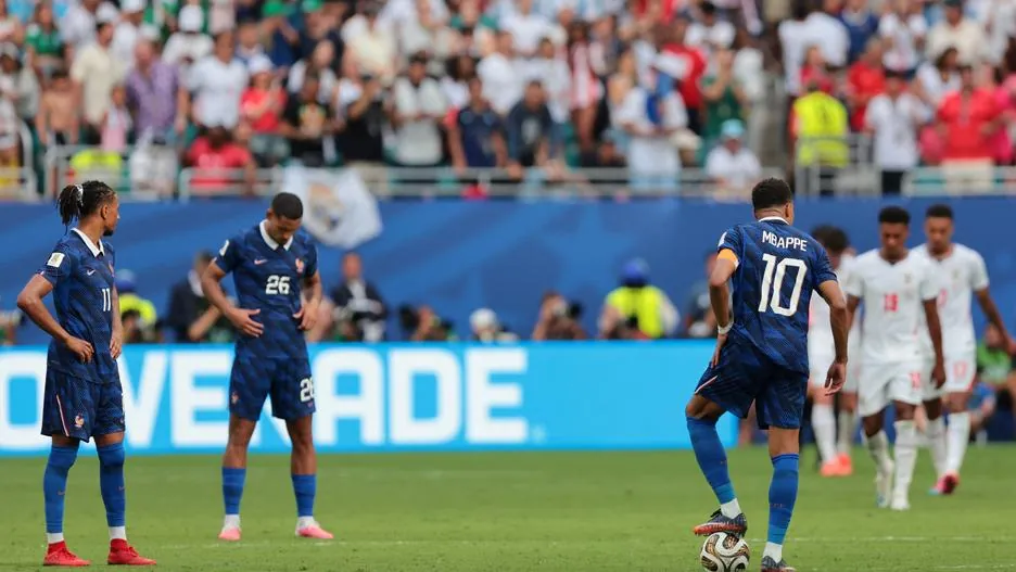 Les Bleus s&rsquo;inclinent.
