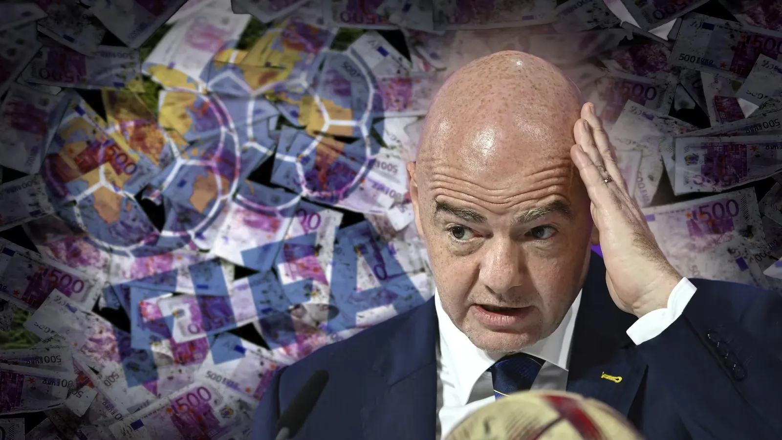 Gianni Infantino, le pr&eacute;sident de la Fifa. (FRANK HOERMANN / SVEN SIMON / AFP)