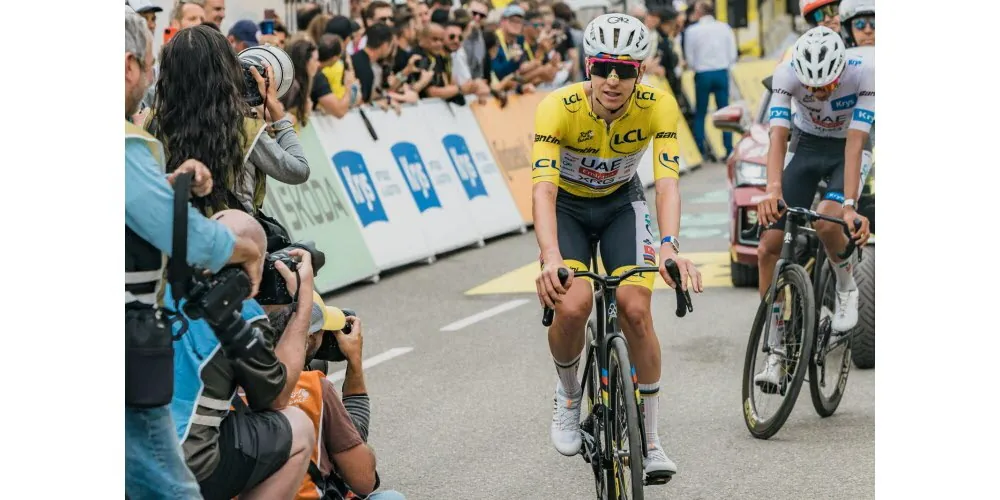 Tadej Pogacar. Photo Jean-Baptiste Bornier