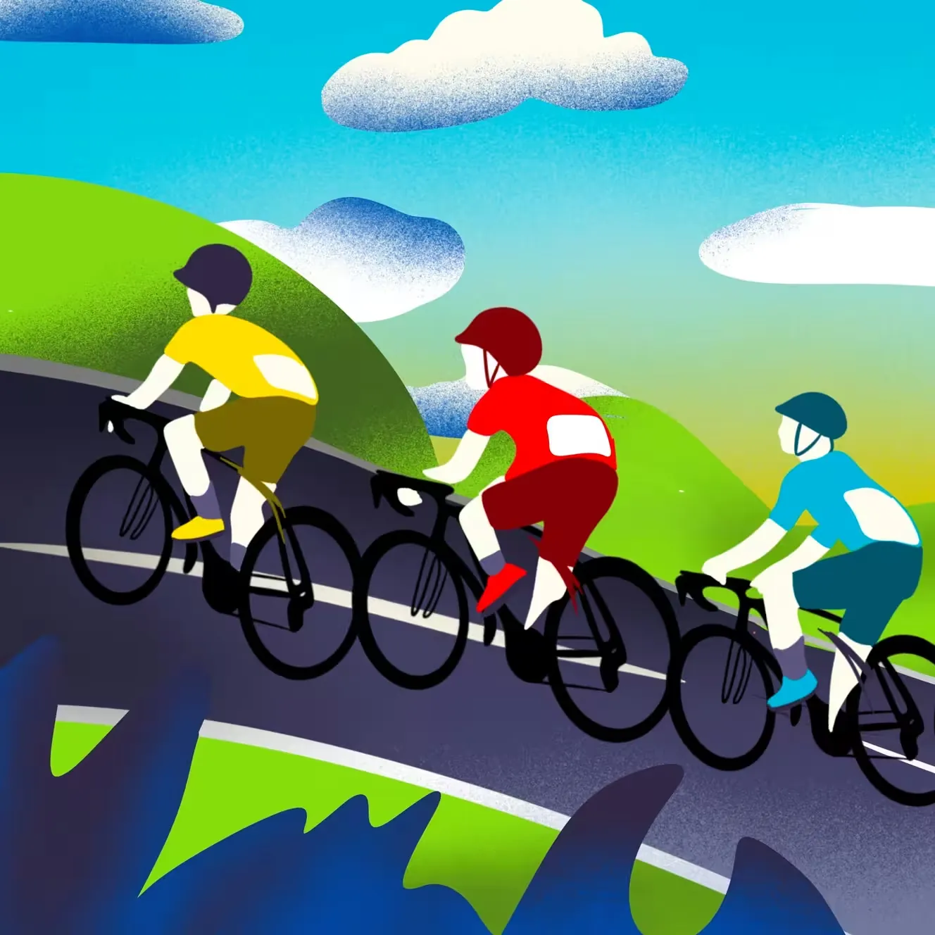 Un parcours vallonn&eacute; au programme de l'&eacute;tape du jour sur le Tour de France ! (Margaux Moroch / franceinfo: sport)
