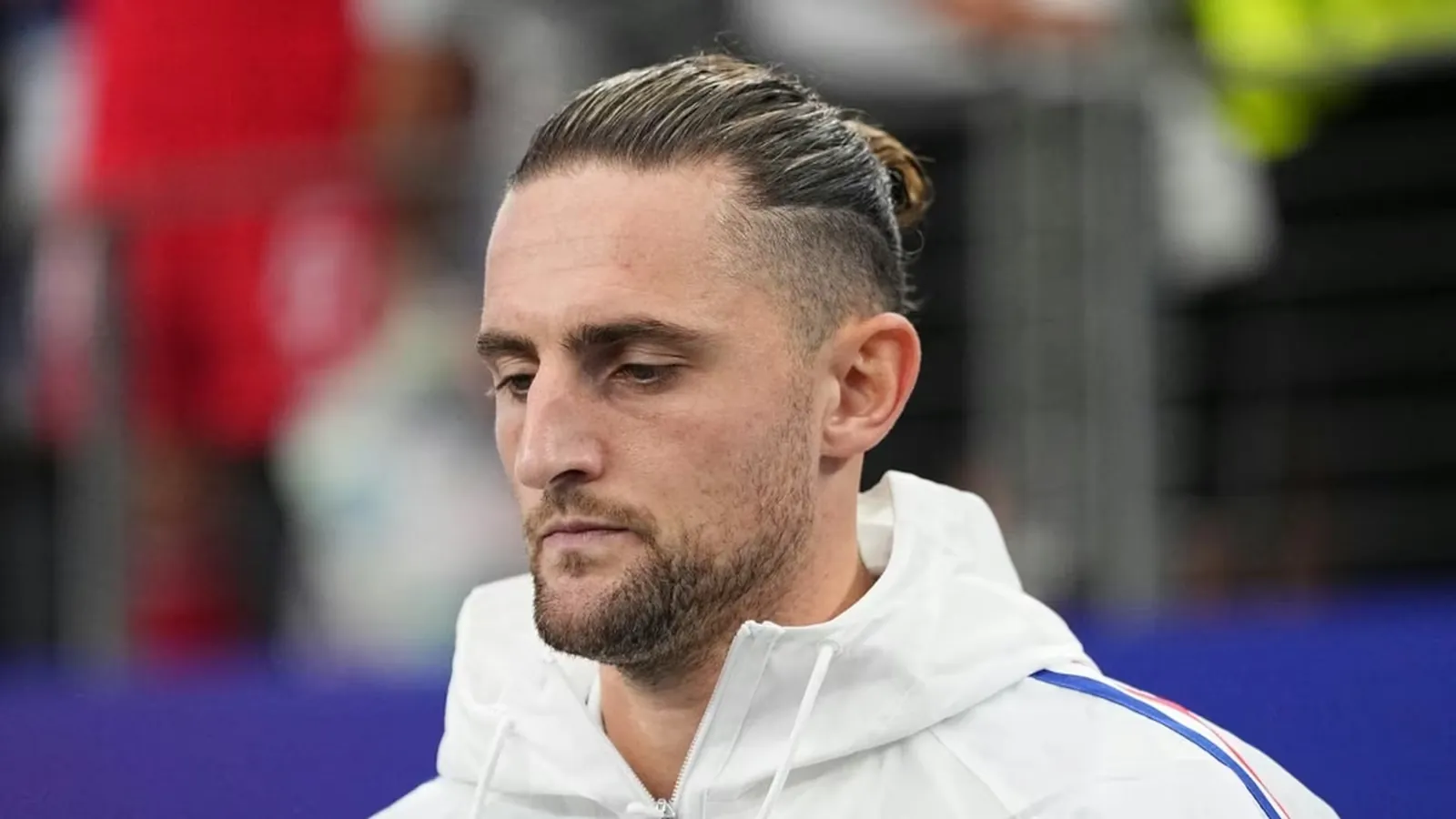 Adrien Rabiot n'a pas appr&eacute;ci&eacute; le comportement de certains joueurs fran&ccedil;ais lors de la petite finale du Mondial face &agrave; l'Angleterre, le 18 juillet 2026, &agrave; Miami. (ULRIK PEDERSEN / AFP)